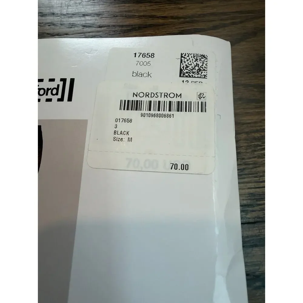 Wolford Pantera Tights Animal Jacqurd Knit Tights M Black $70 NIB